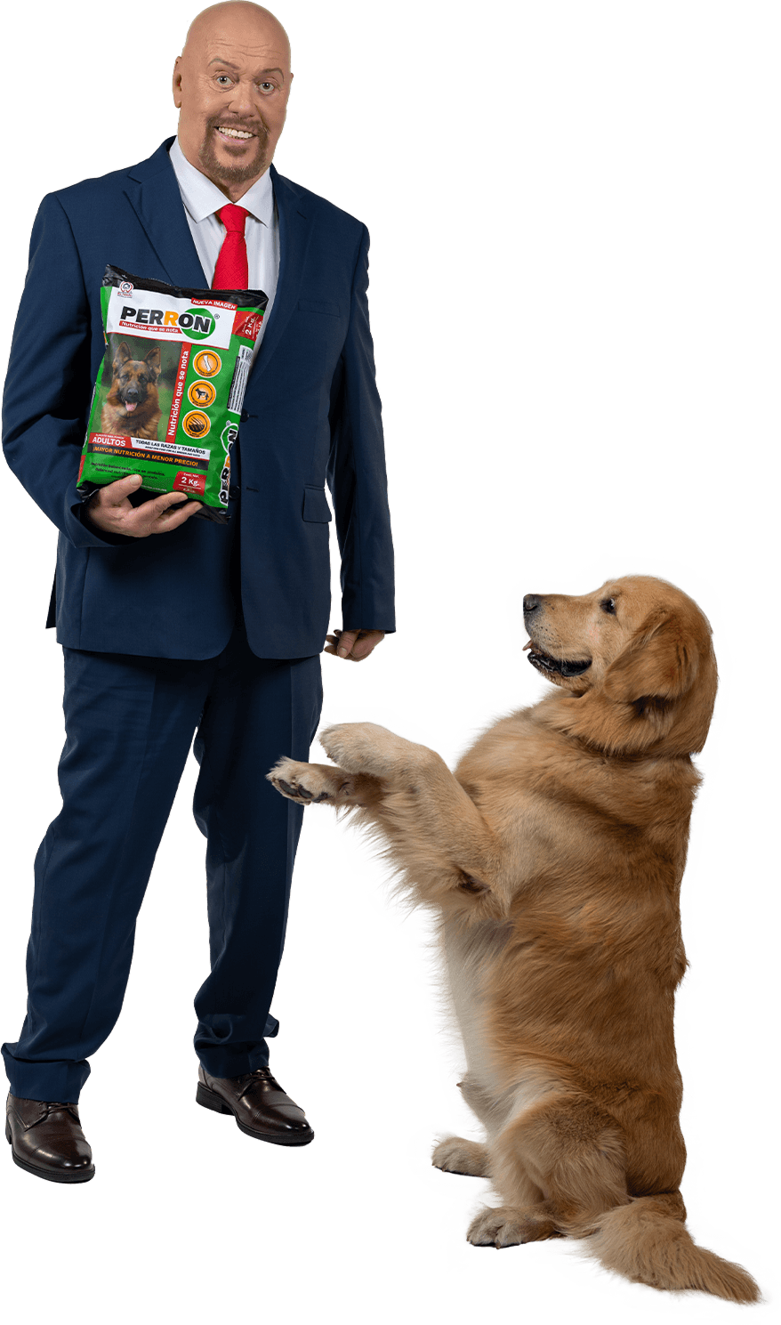 Embajador con mascota en seccion como ganar